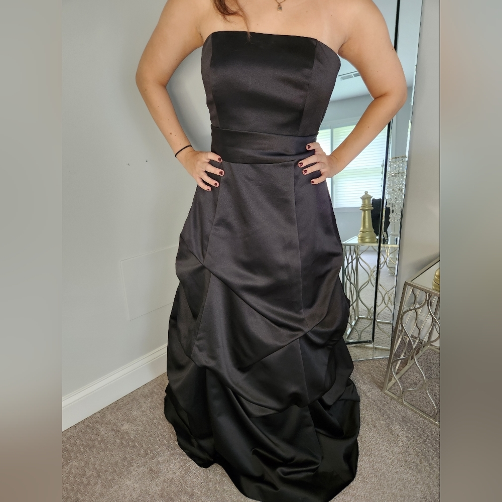 Black Ball Gown Bride's Maid